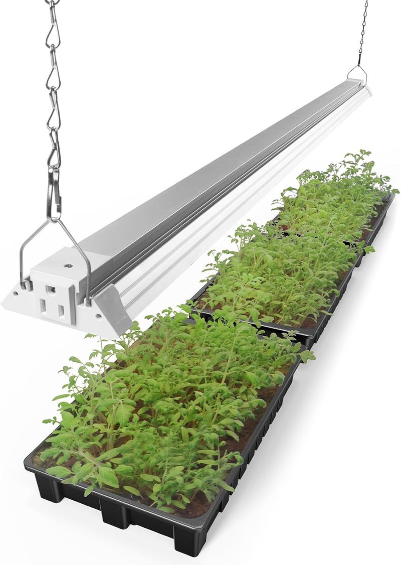 Barrina TX72 4FT Plant Grow Light, 72W(500W Equivalent), High PPFD, Full Spectrum with 660nm Red LEDs, Linkable, LED Growing Lamp Fixture for Indoor Plant Growing with On/Off Switch, Seedling, 1 Pack - Image 1